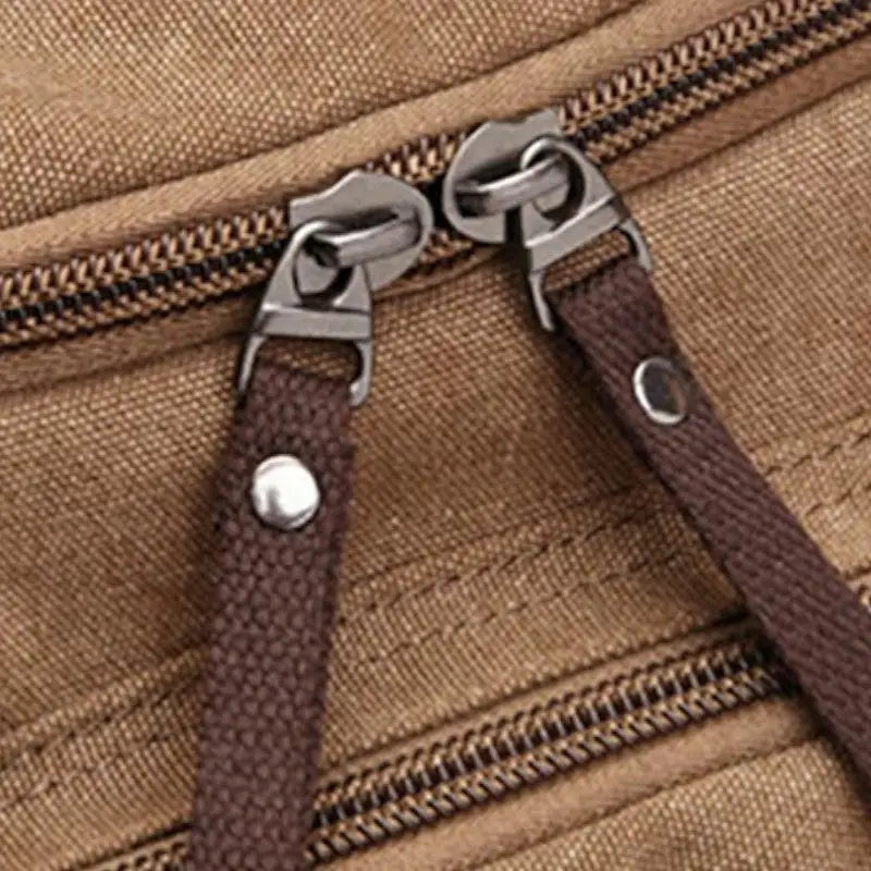Sac de voyage militaire vintage en toile