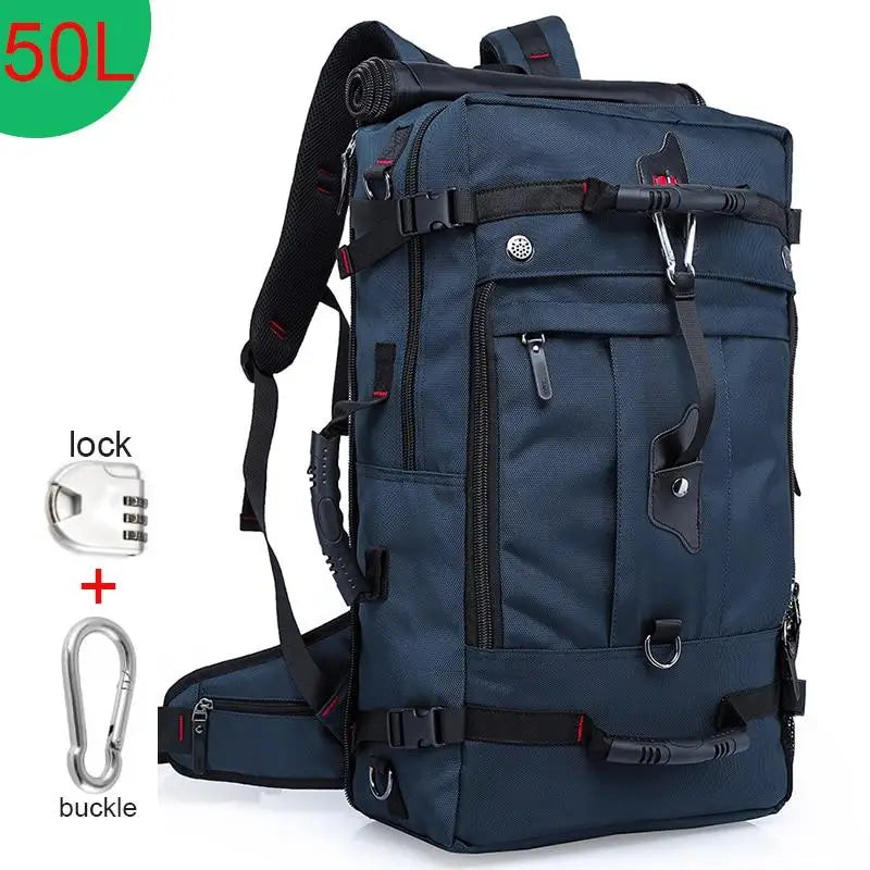 SAC À DOS WATERPROOF 50L - SAC DE VOYAGE GRANDE CAPACITÉ
