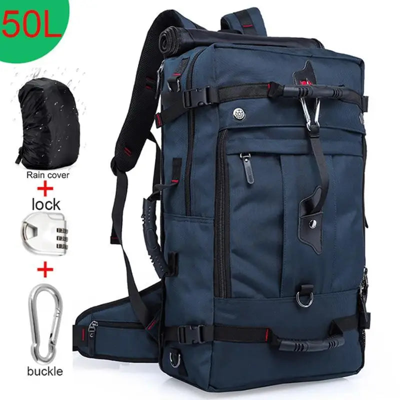 SAC À DOS WATERPROOF 50L - SAC DE VOYAGE GRANDE CAPACITÉ