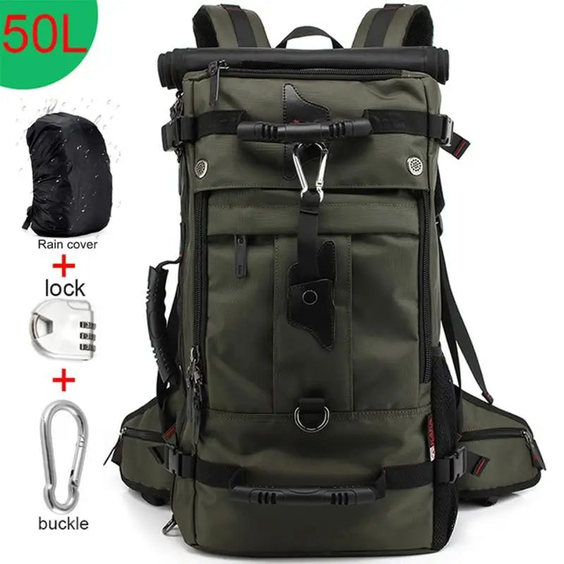 SAC À DOS WATERPROOF 50L - SAC DE VOYAGE GRANDE CAPACITÉ