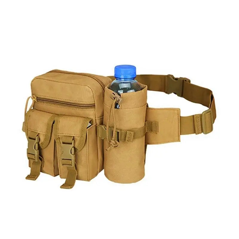Sacoche de ceinture militaire avec compartiment gourde