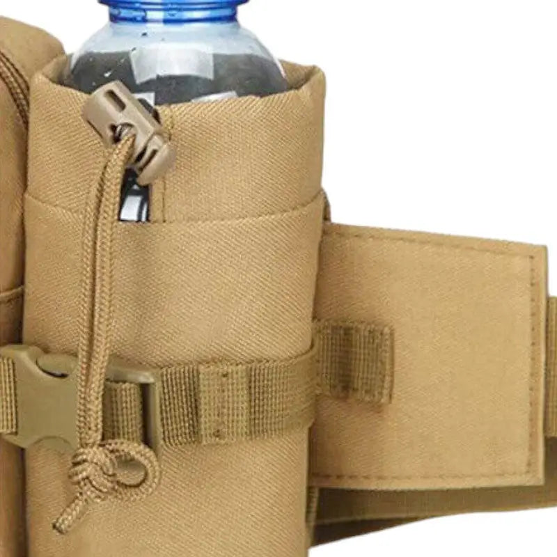 Sacoche de ceinture militaire avec compartiment gourde