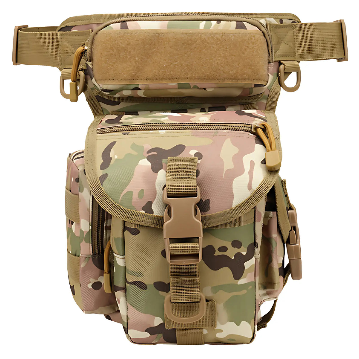 Sacoche de jambe militaire à attaches Molle