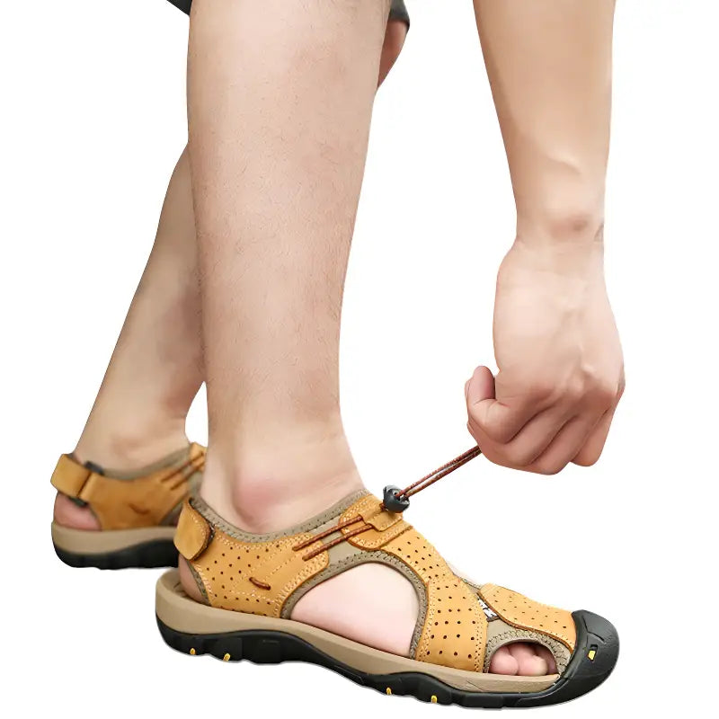 Sandales homme look randonnée