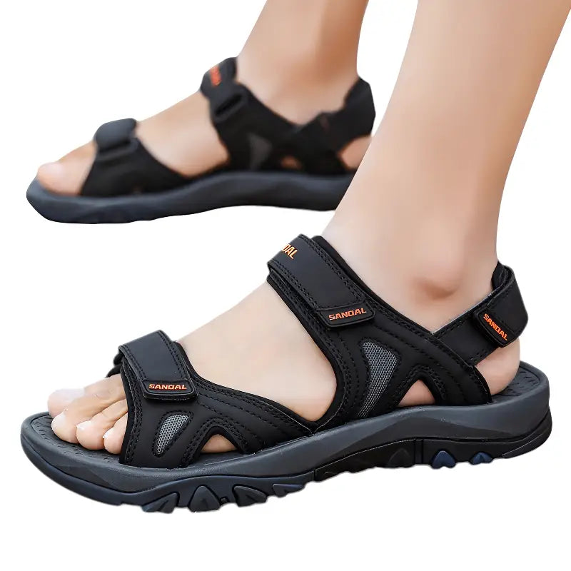 Sandales randonnée à scratch homme