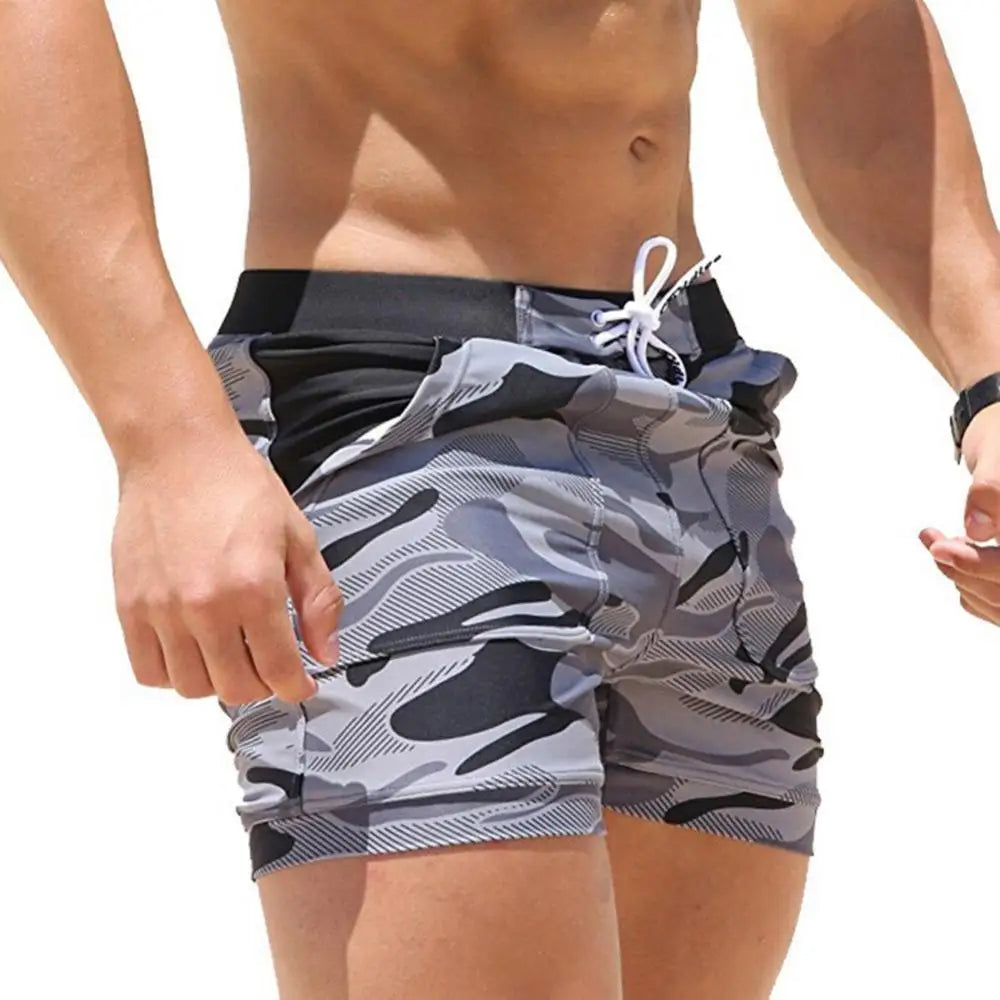 Short de bain militaire homme