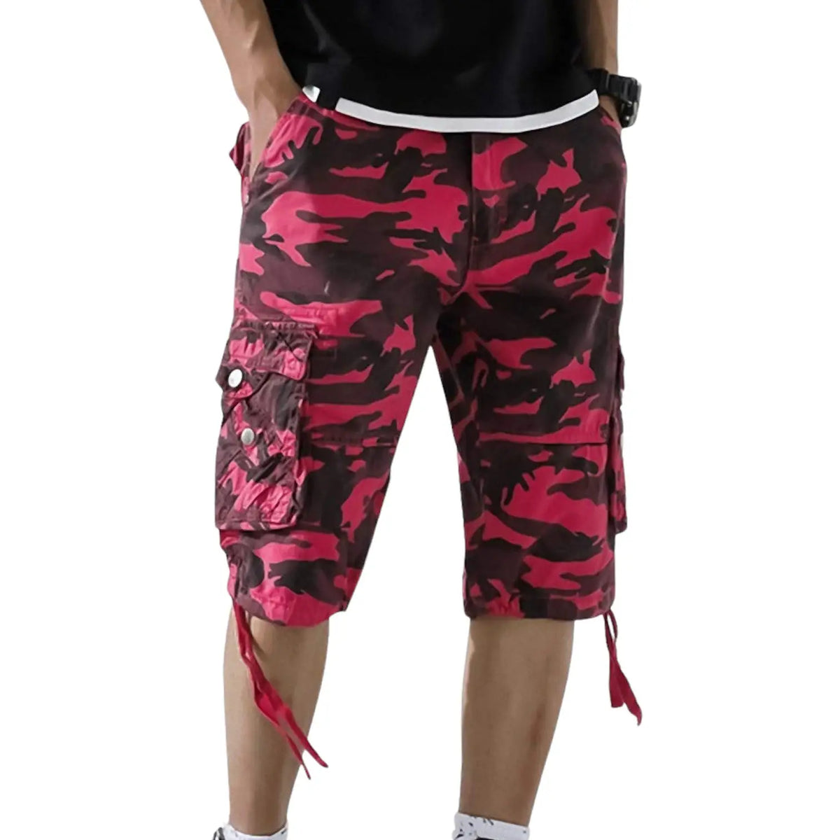 Short camouflage militaire