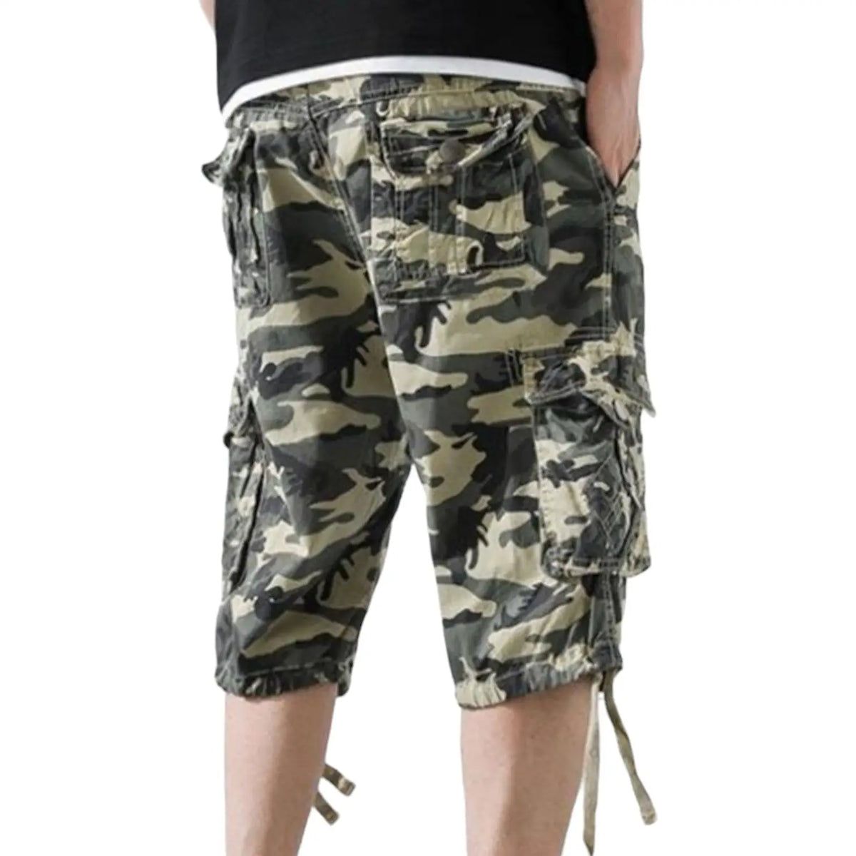 Short camouflage militaire