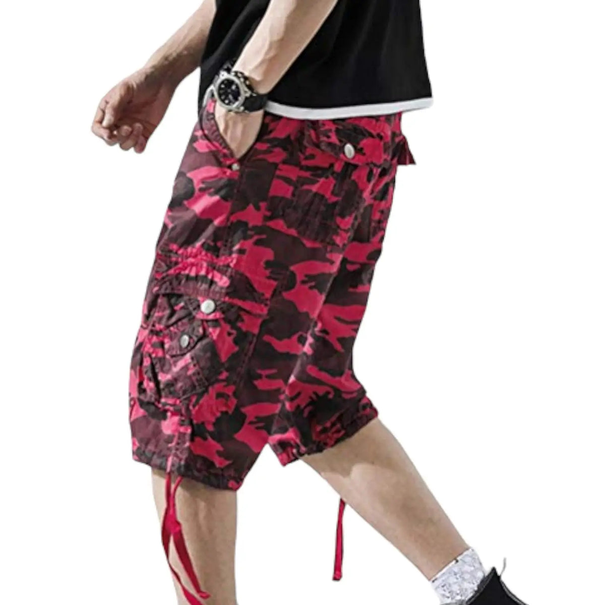 Short camouflage militaire