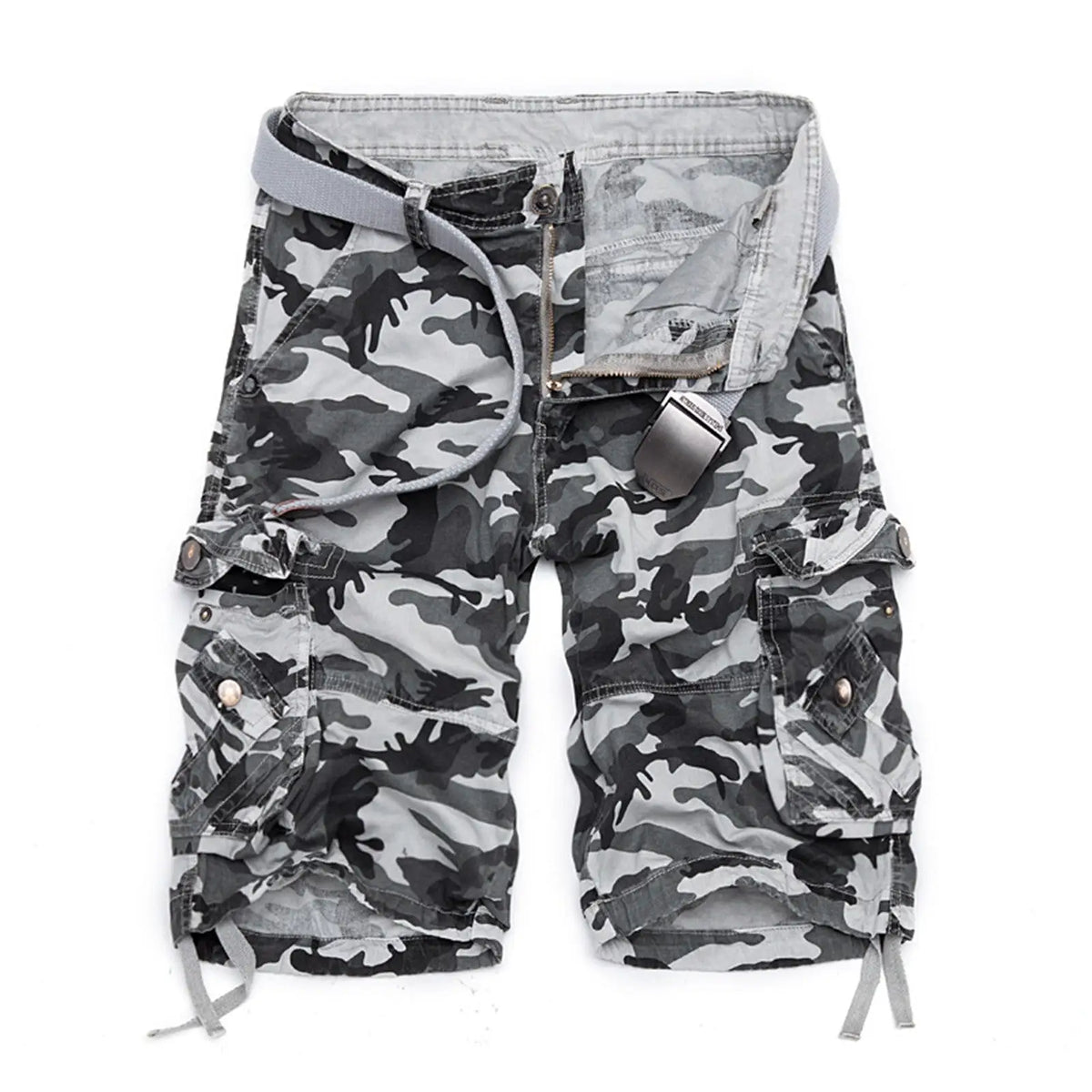 Short camouflage militaire