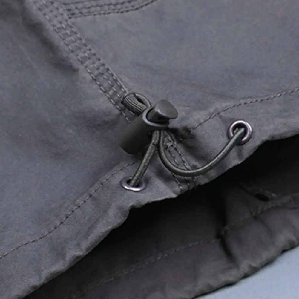 Bermuda Militaire Cargo Multi-Poches en Coton