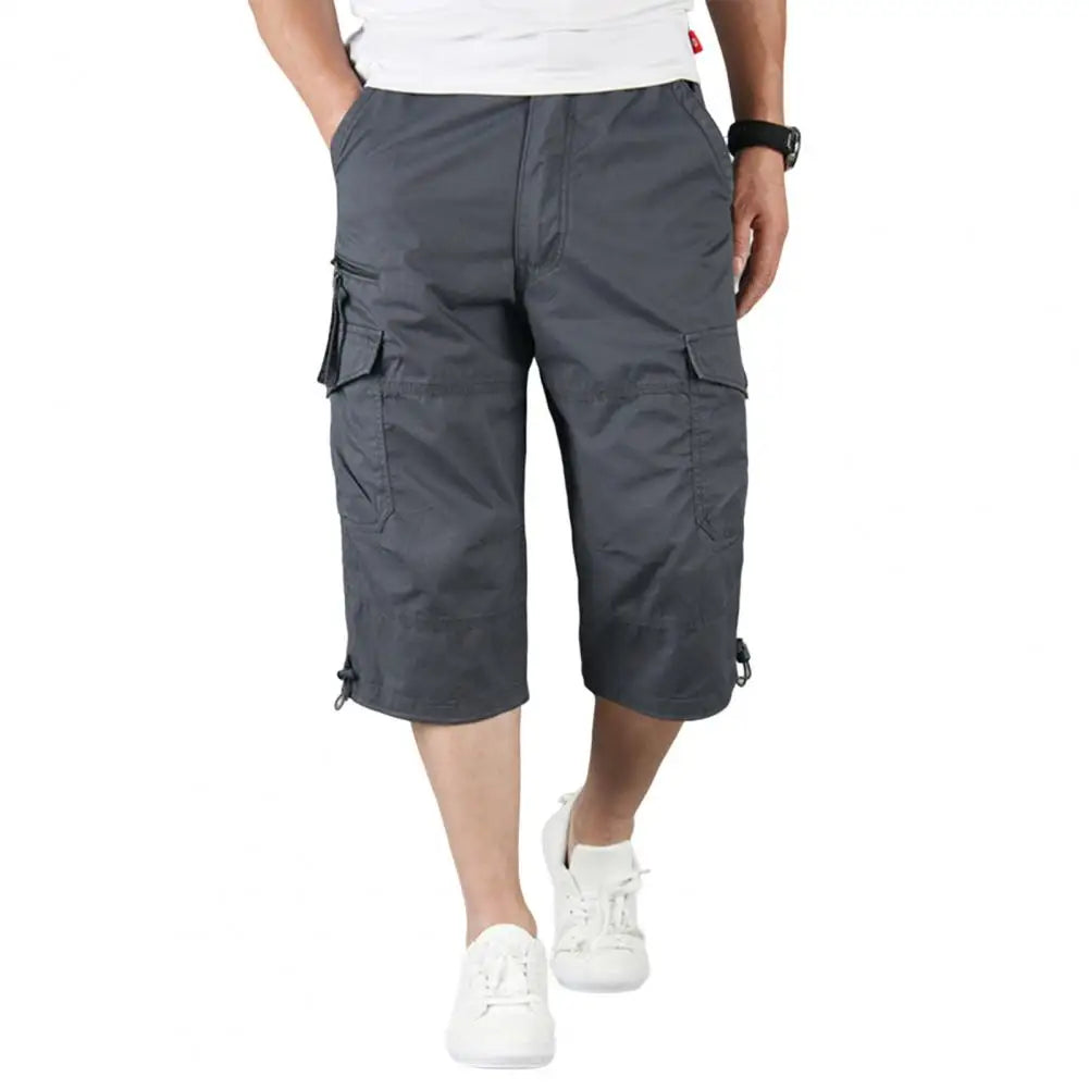 Bermuda Militaire Cargo Multi-Poches en Coton