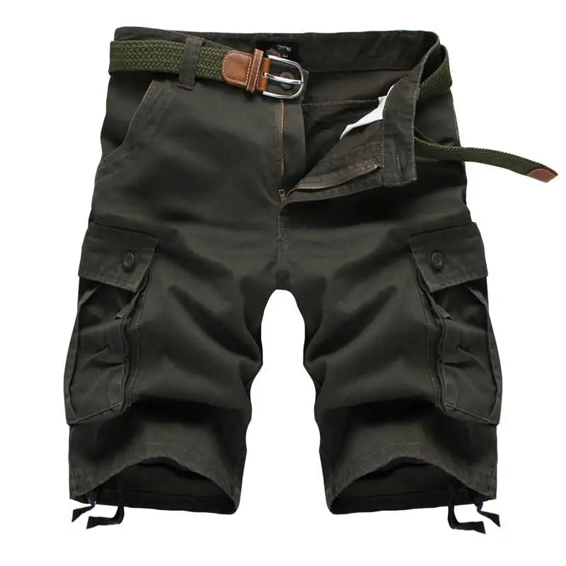 SHORT MILITAIRE AVEC POCHES PRATIQUES