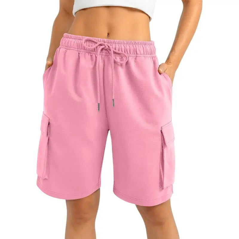 Short cargo coton femme