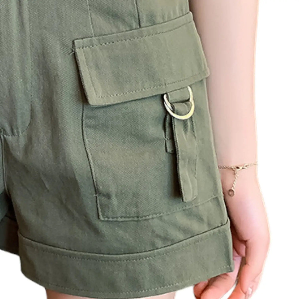 Short treillis militaire coton polyester