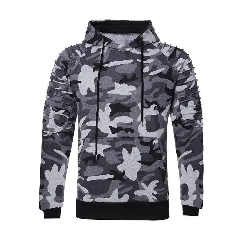 SWEAT MILITAIRE AVEC ÉPAULE RENFORCÉE