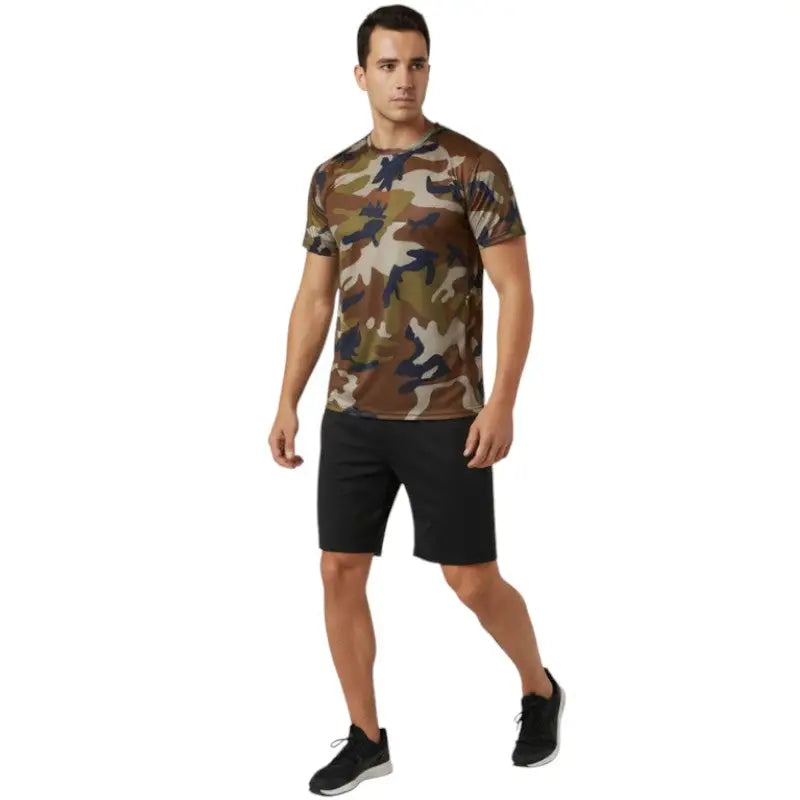 T-shirt camouflage homme