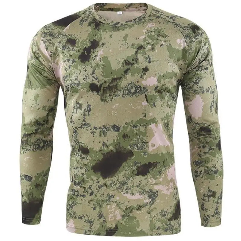T shirt manche longue militaire