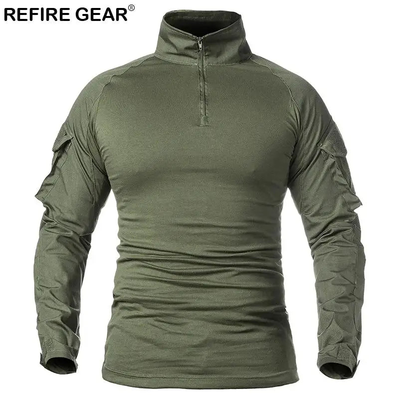 COMBAT SHIRT MILITAIRE TACTIQUE TISSU ÉLASTIQUE