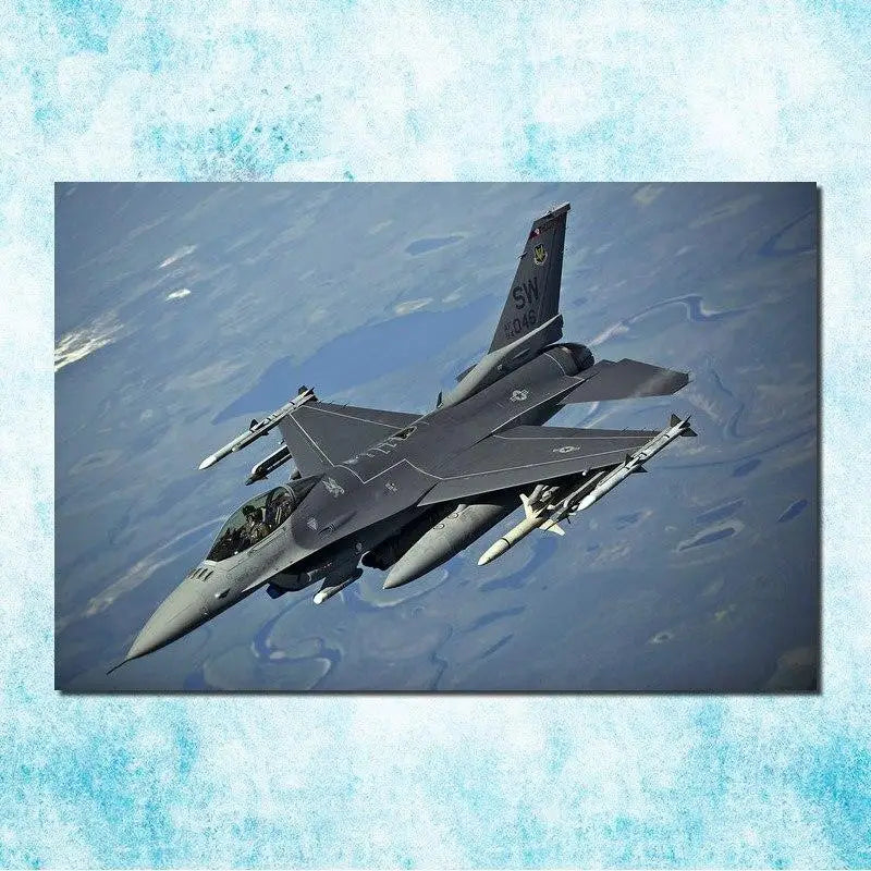 TABLEAU MILITAIRE - AVION DE CHASSE