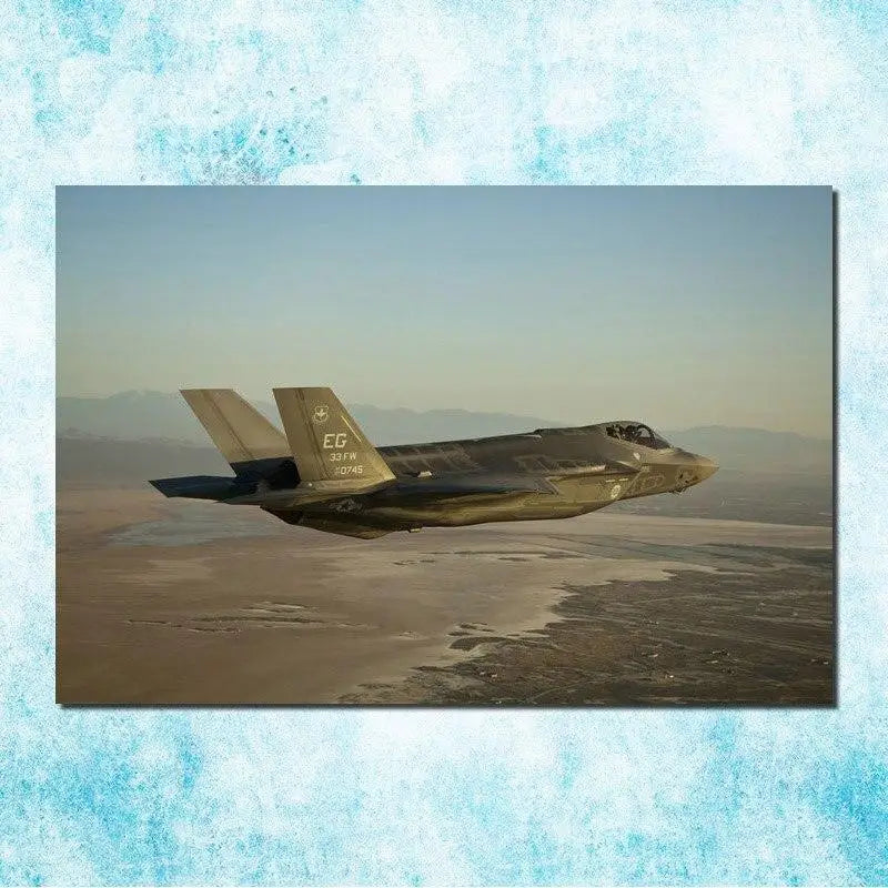 TABLEAU MILITAIRE - AVION DE CHASSE