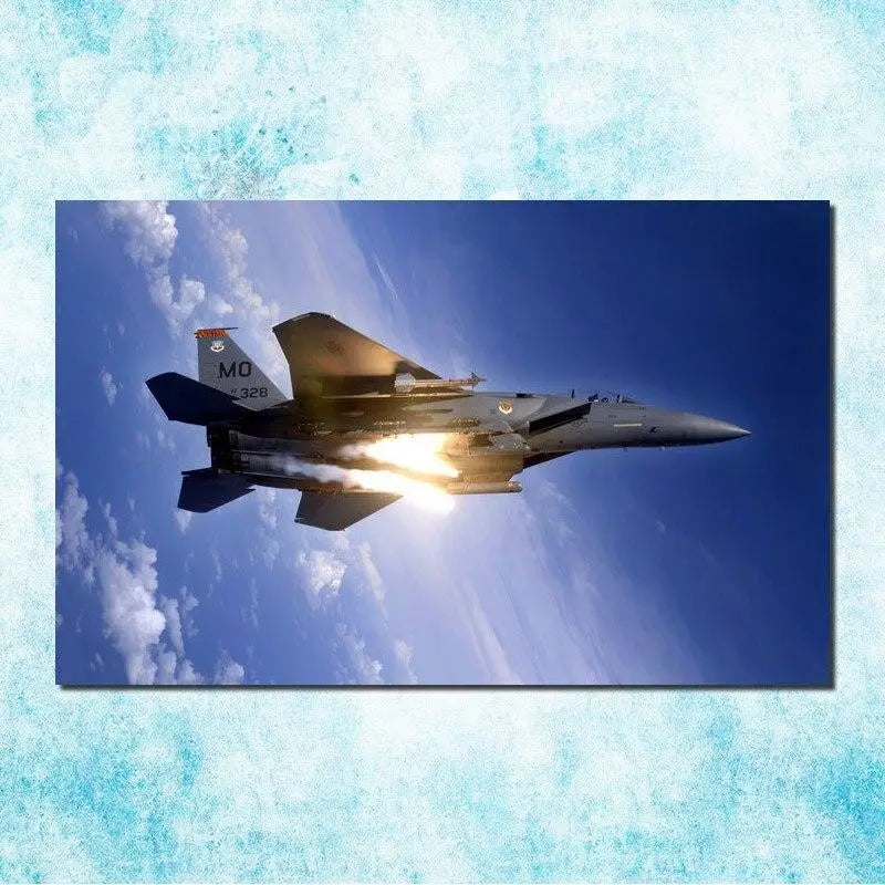TABLEAU MILITAIRE - AVION DE CHASSE