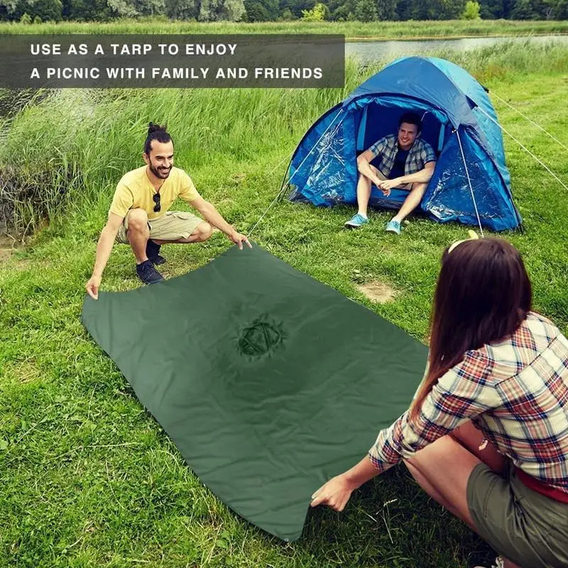 Tente poncho militaire