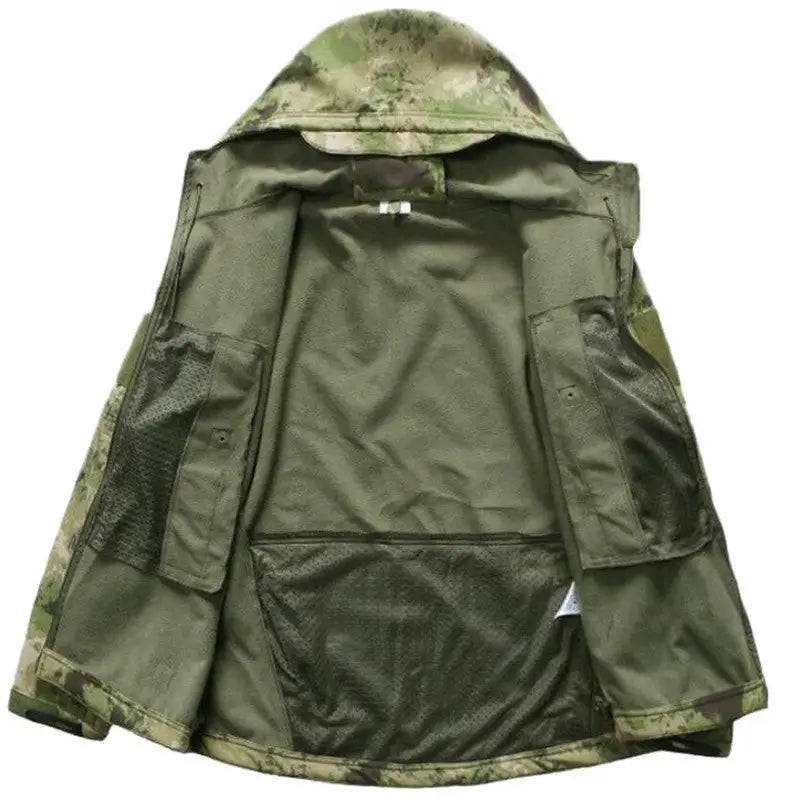 TENUE DE CHASSE - ENSEMBLE TACTIQUE VESTE À CAPUCHE ET PANTALON