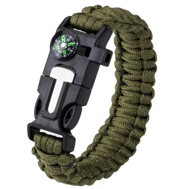 Tressage bracelet survie