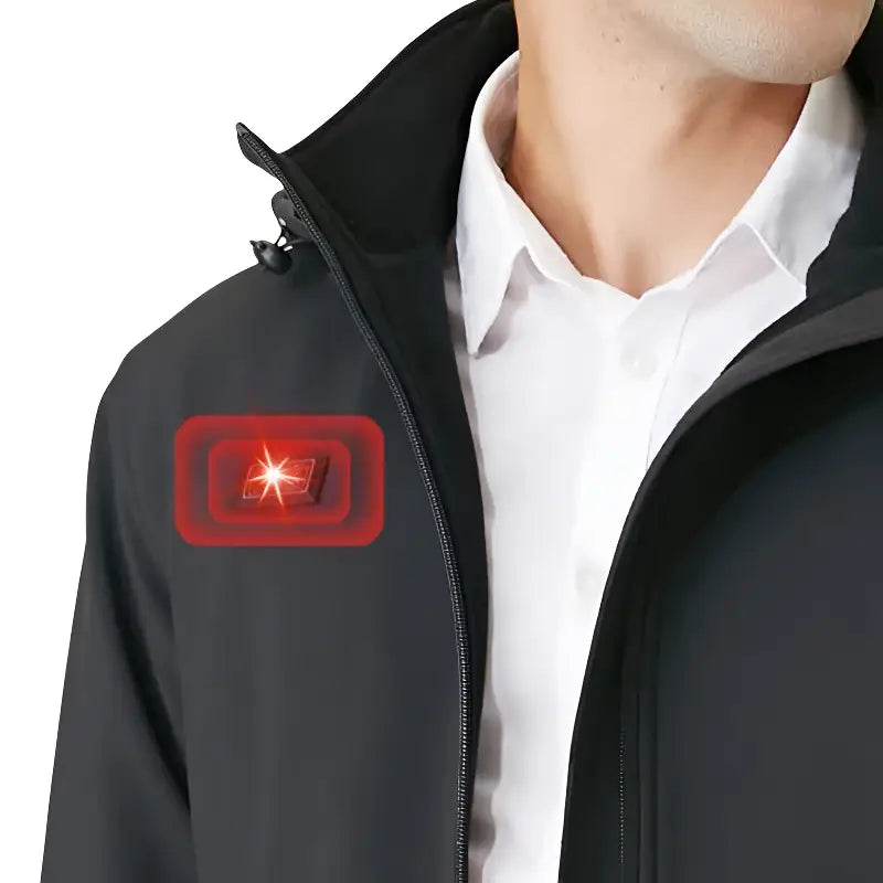 Veste chauffante électrique pilotable par appli