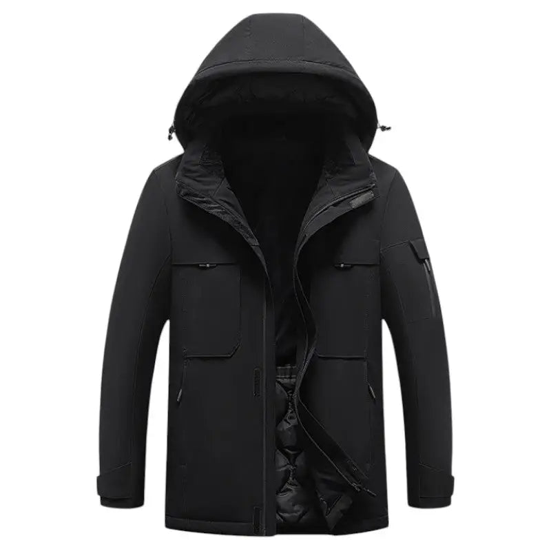 Veste chauffante USB zones dos et ventre