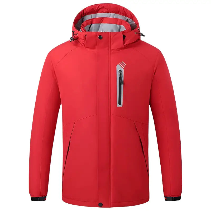 Veste chauffante USB 8 zones capuche amovible