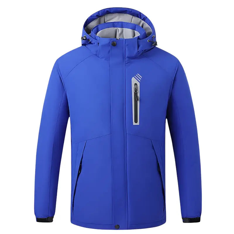 Veste chauffante USB 8 zones capuche amovible