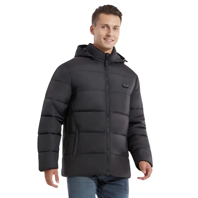 Veste doudoune chauffante