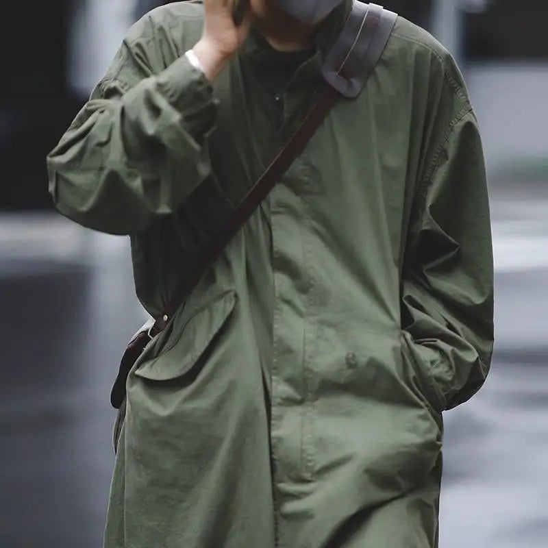 Veste homme militaire coupe oversize