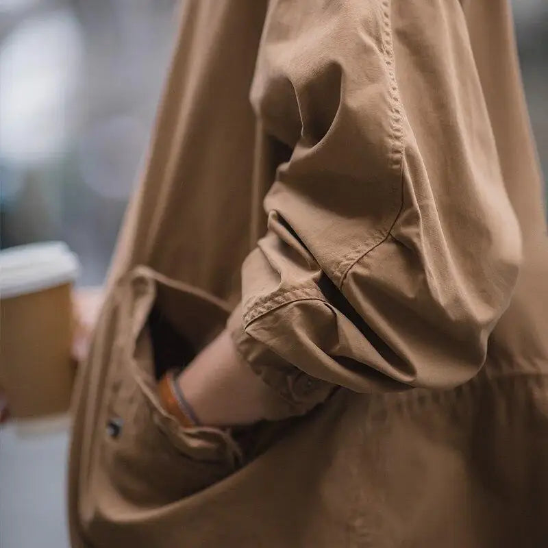 Veste homme militaire coupe oversize