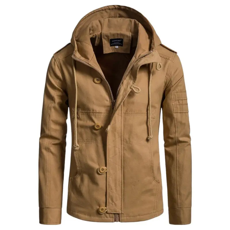 Veste homme militaire marron