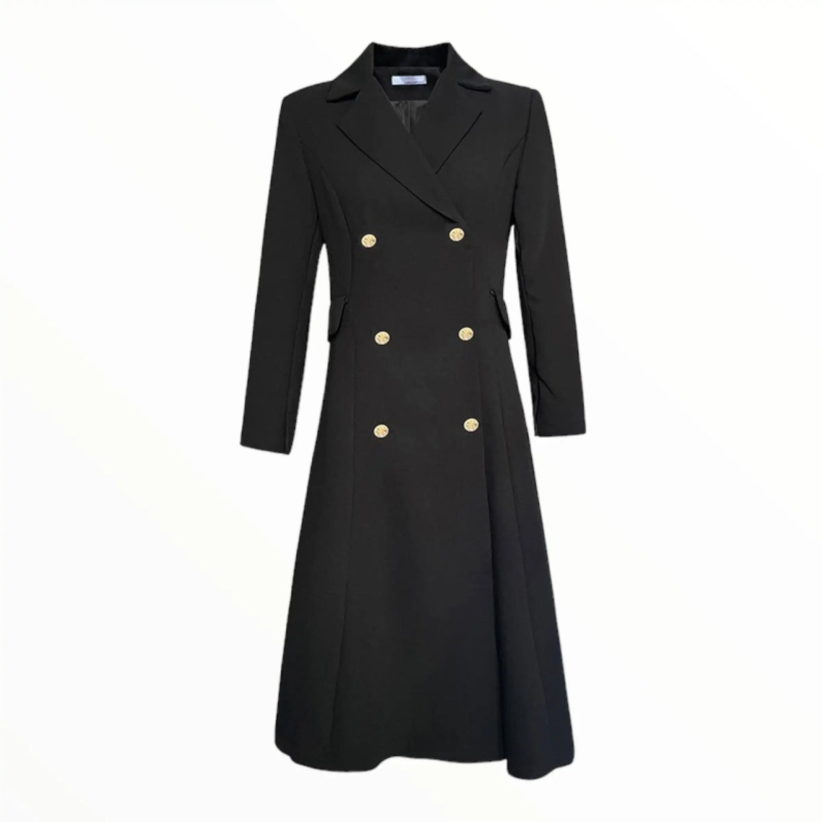 Manteau long militaire femme