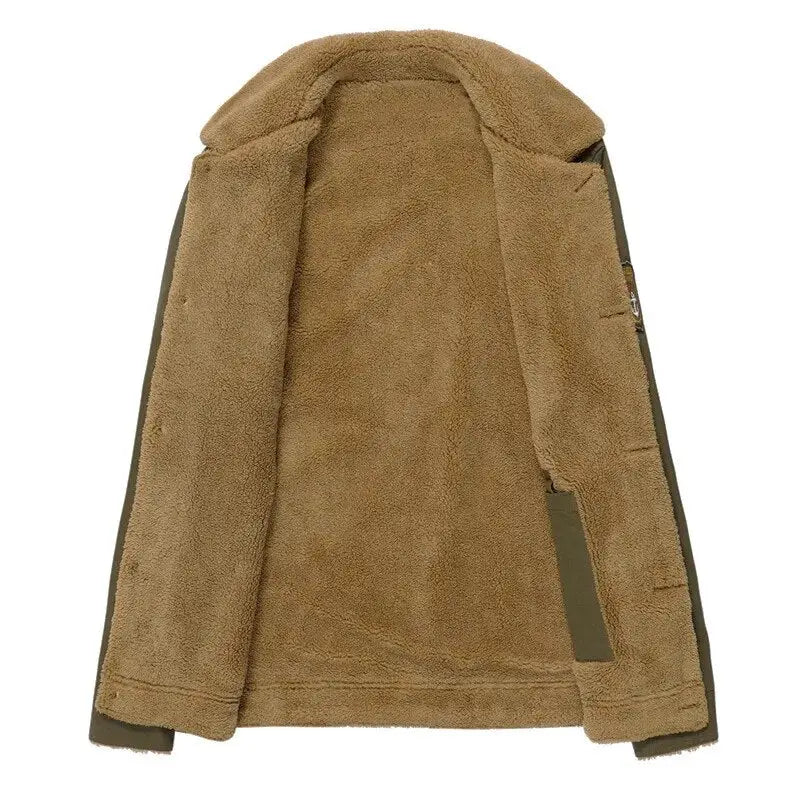 VESTE MILITAIRE AVEC DOUBLURE EN FOURRURE