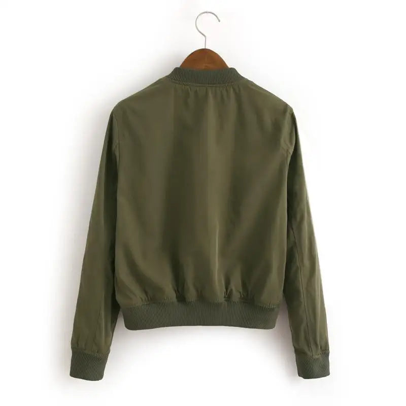 Veste militaire écusson femme