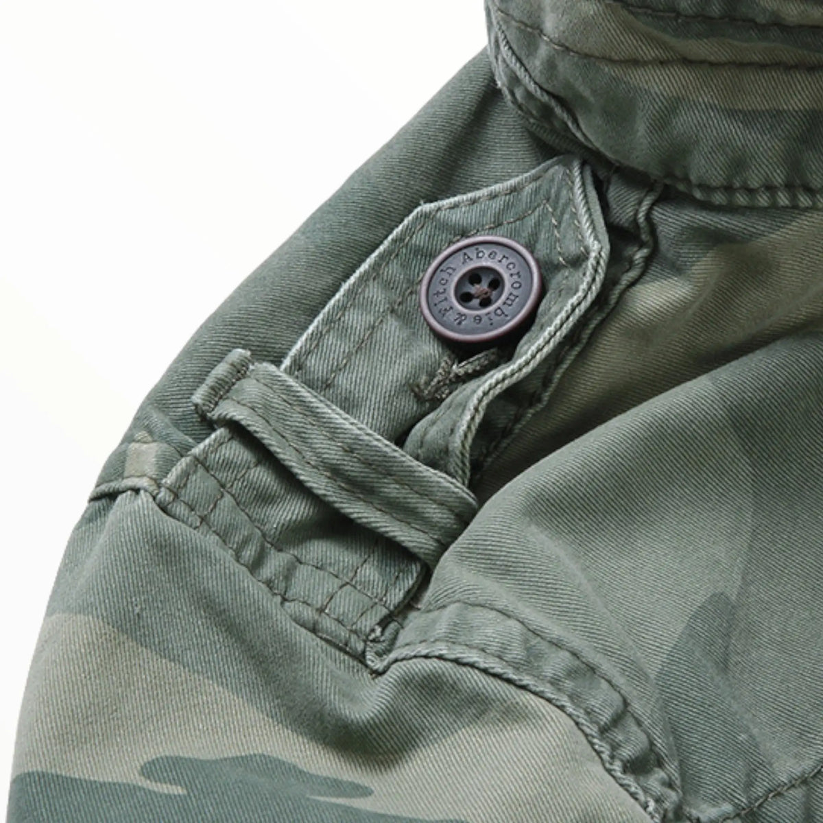 Veste militaire homme vert