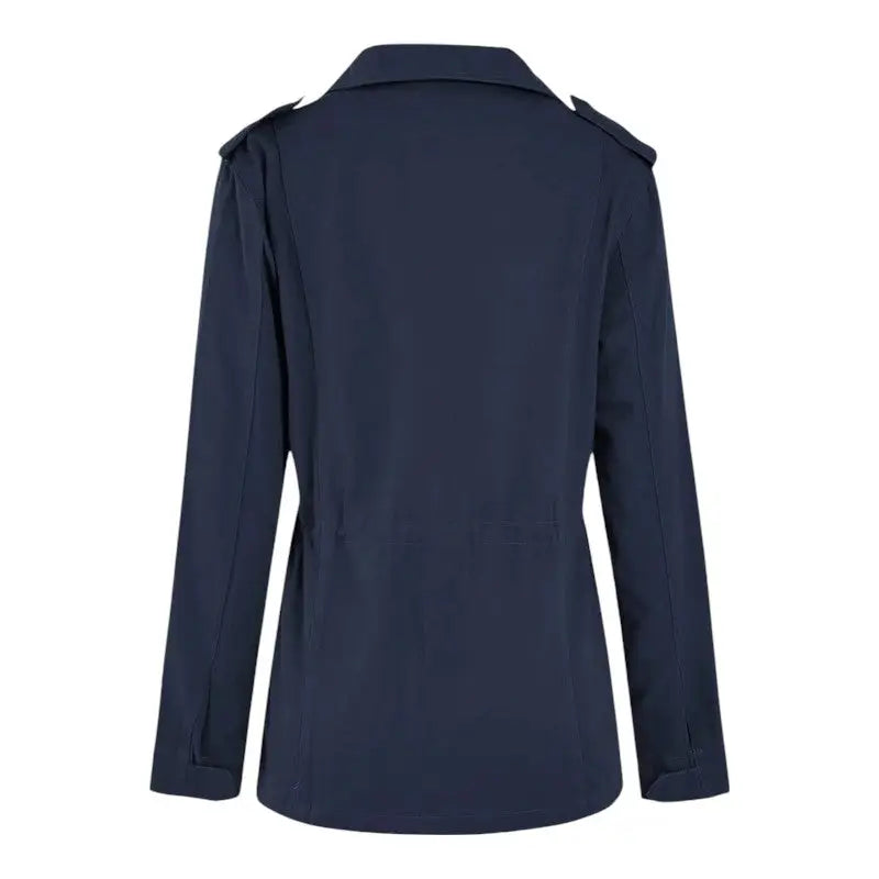 Veste style militaire femme kaki multi-poches cintrée