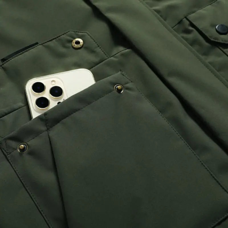 Veste multi poches randonnée homme