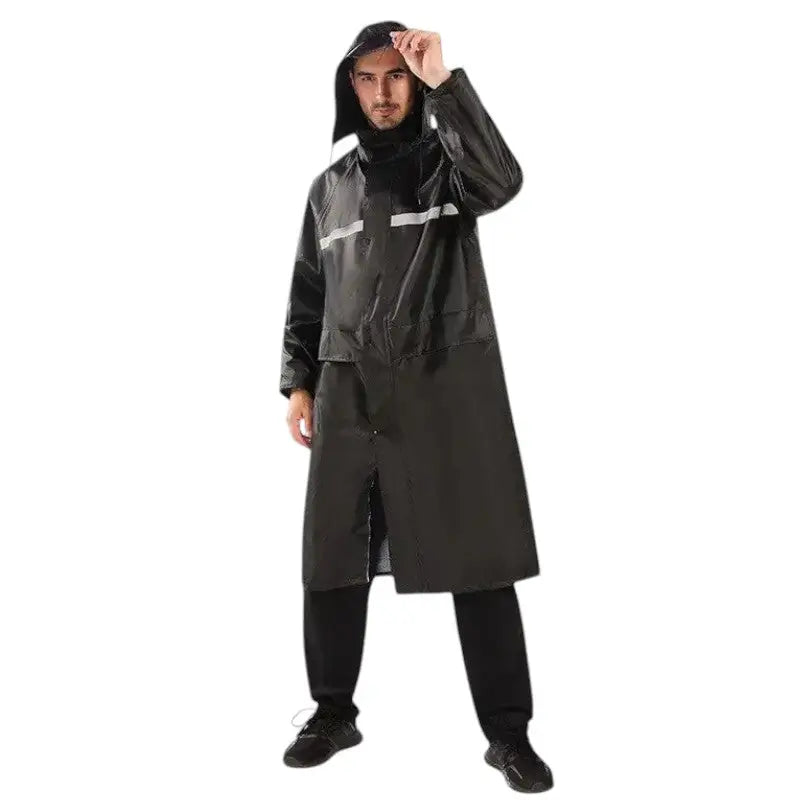 Veste de pluie longue homme