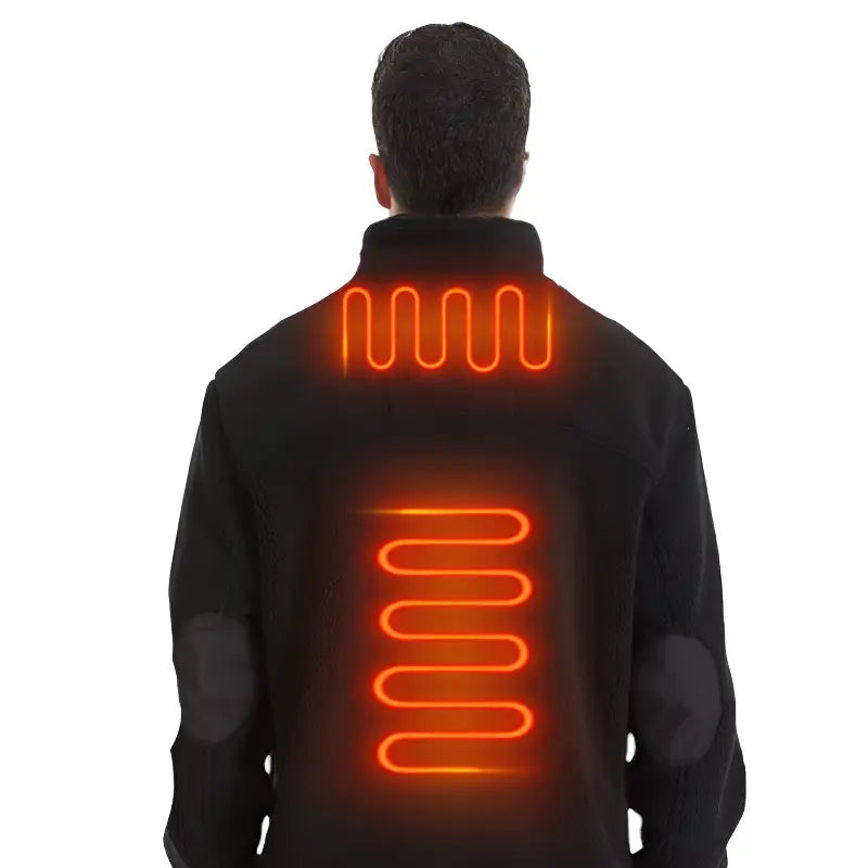 Veste polaire chauffante homme