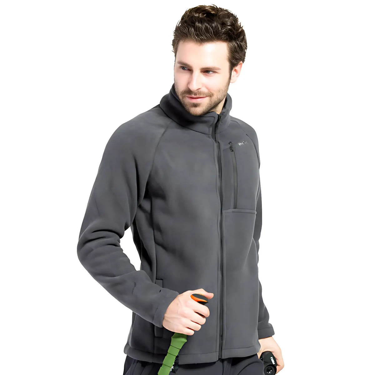 Veste doublée polaire zippée homme