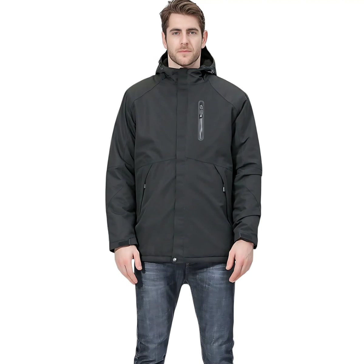 Veste de ski chauffante imperméable