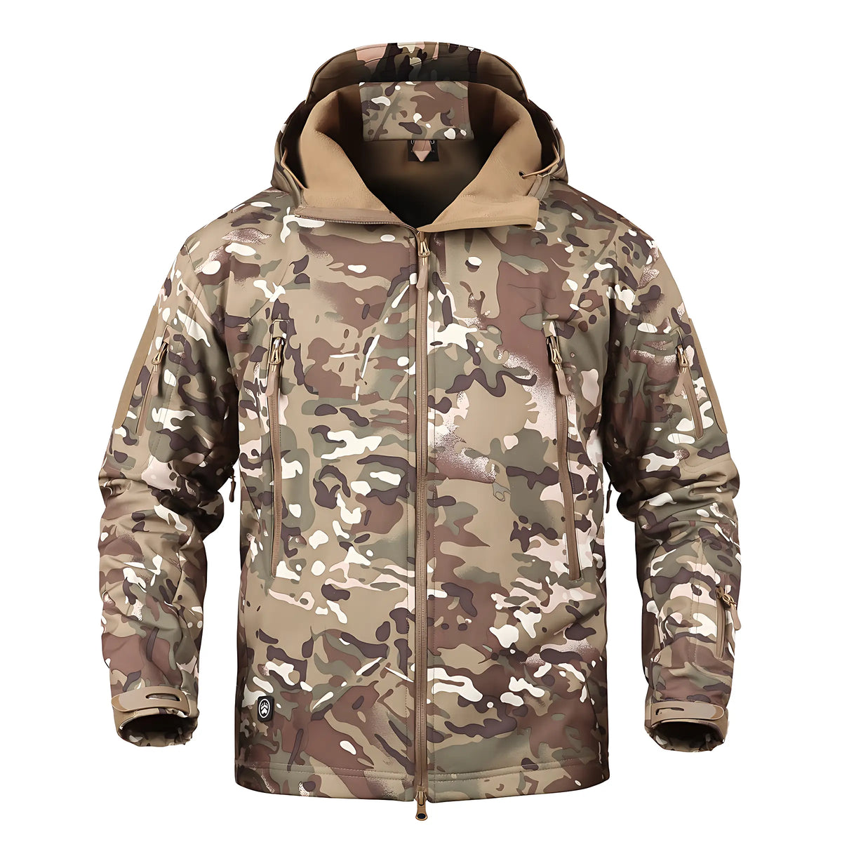 Veste softshell chasse doublée polaire