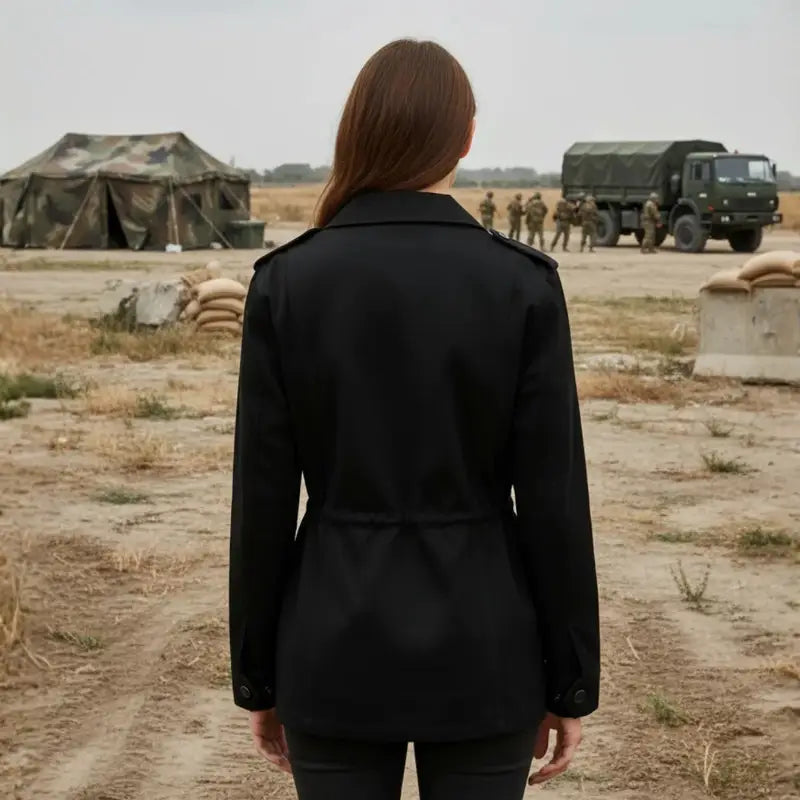 Veste style militaire femme