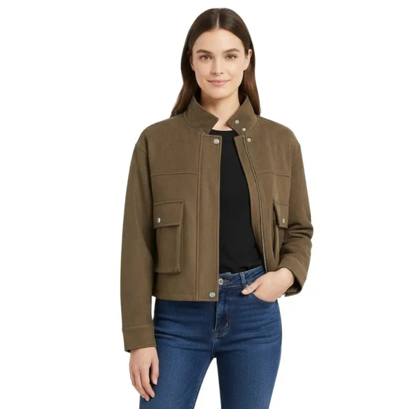Veste style rétro militaire femme